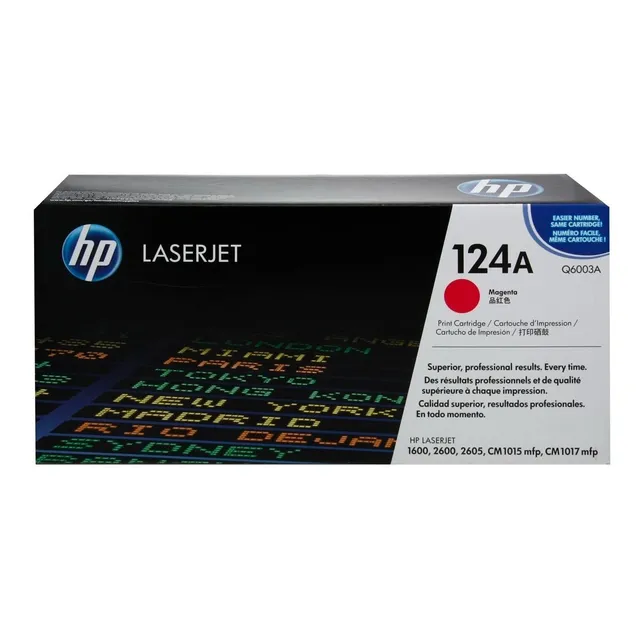 Toner Hp Q6003a Magenta (124) Laserjet 2600 Orig