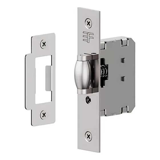 3F C265 Cor Cromado Fecho Mini Rolete Para Porta Pivotante Inox Com Regulagem