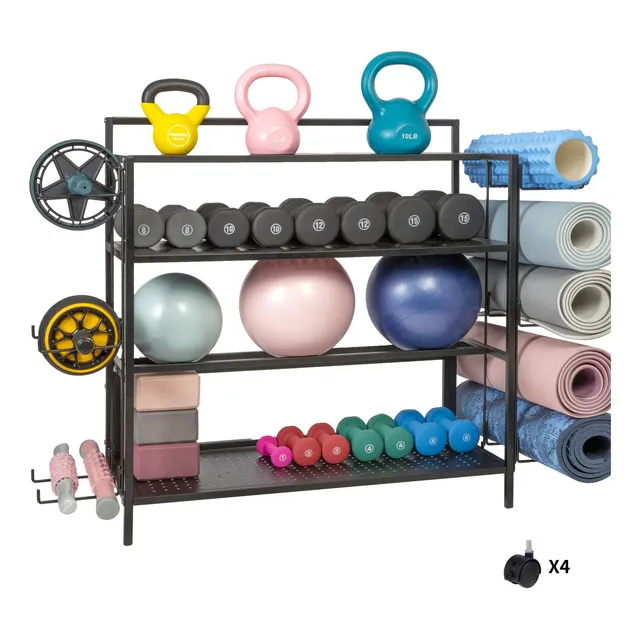 Omreid Estante Almacenamiento Para Gimnasio Casa Esterilla S