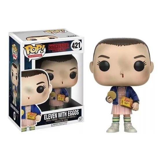 Figura de acción Eleven With Eggos 421 de Funko Pop! Television