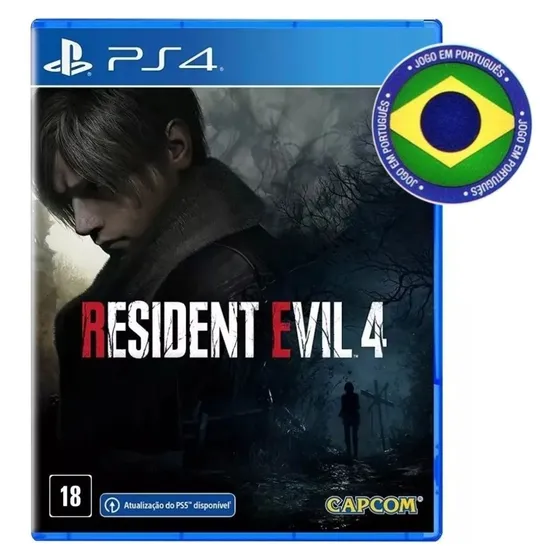 Resident Evil 4 Remake Ps4 Mídia Física Dublado Em Português