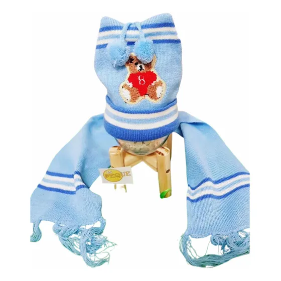 Set, Niños, Bufanda Y Gorro De Abrigo, Mi Peque