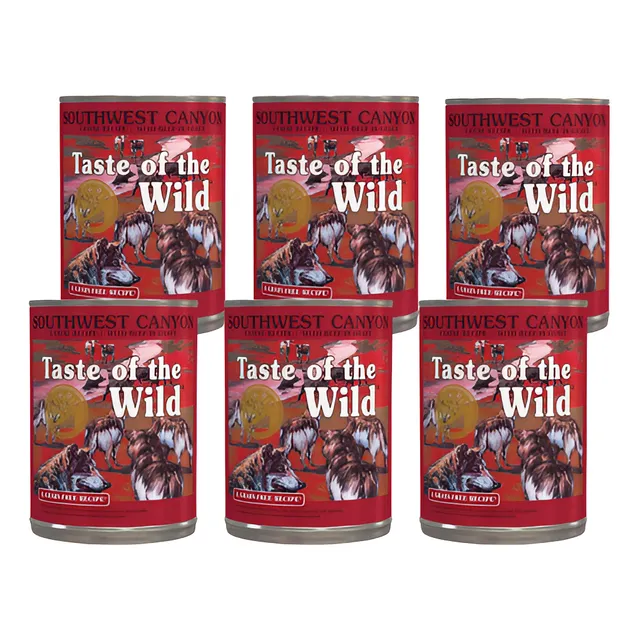 Taste Of The Wild Perros Carne Lata 390g X 6un
