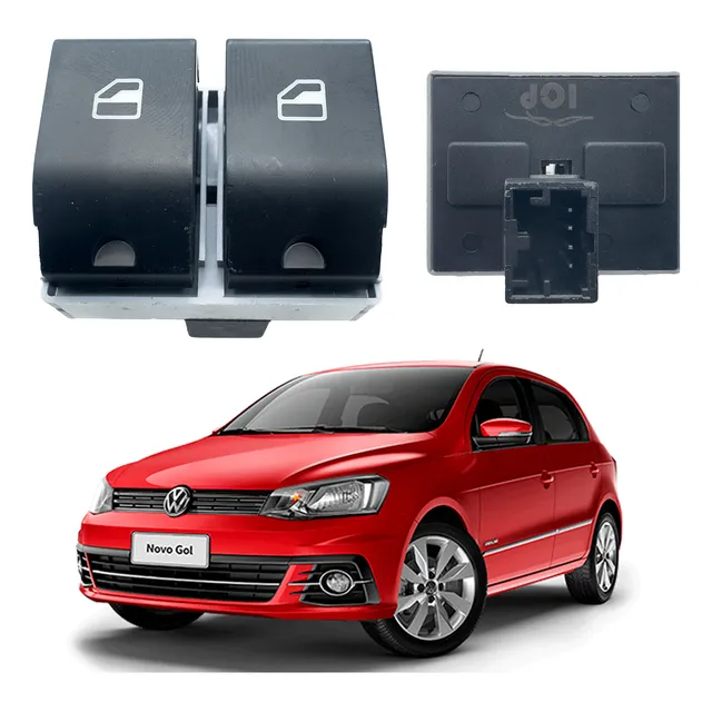 Switch Elevavidrio Vw New Gol / Polo / Fabia