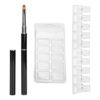 Brocha Para Uñas, Pinza Y Fijadora, Gel De Extensión Para Ma Brocha Para Uñas, Pinza Y Fijadora, Gel De Extensión Para Ma