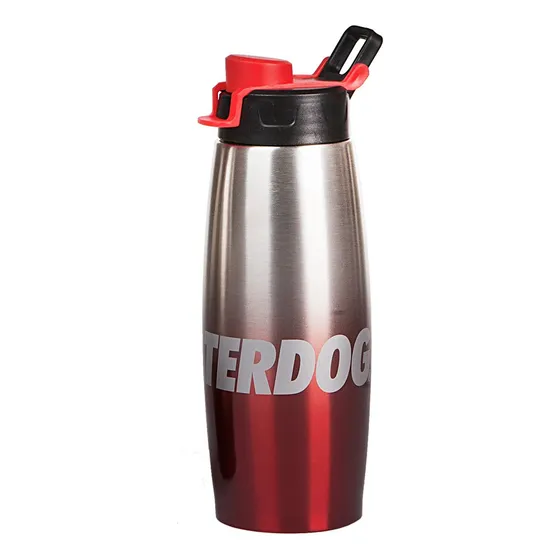 Botella Termica Deportiva Waterdog 450ml Acero Inox C/ Tapón Color Rojo
