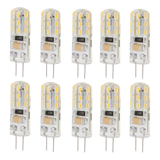 10 Bombilla Led G4 De 110v Luces De Base De Dos Pines 1.5w