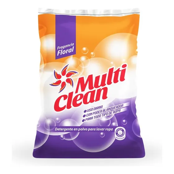 Jabon En Polvo Multi Clean Fragancia Floral 5kg