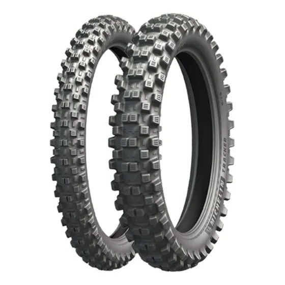 Pneu Michelin Tracker 80/100-21 + 120/90-18 Cross Enduro