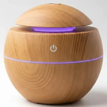 Umidificador Purificador De Ar Ambiente Ultrassônico Led Usb