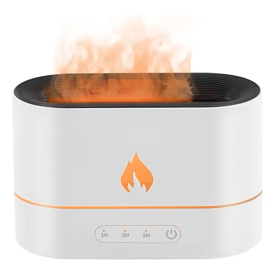 Humidificador Difusor De Aceites Esenciales Con Llama 3d Usb
