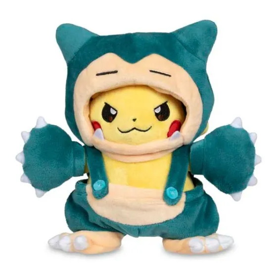 Peluche Pikachu Con Traje De Snorlax-pokemon 