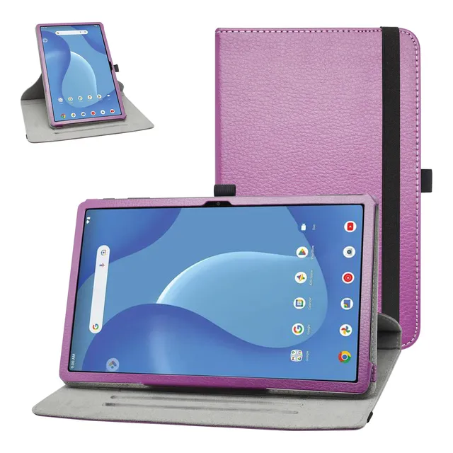 Funda Giratoria Onn 11 Tablet Pro 2023, Diseo Lindo, Prpura