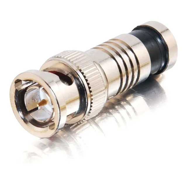 Conectores Bnc Macho Rg6 Remachable A Presion 20 Und.