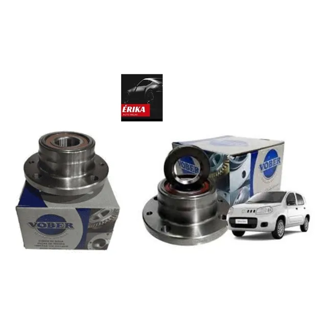 Par Cubo Roda Traseiro Palio C/ Rolamento 1.0 96 97 98 99 00