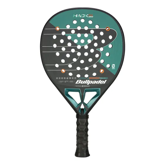 Paleta de pádel Bullpadel Hack 04 Hybrid 2025 color verde oscuro