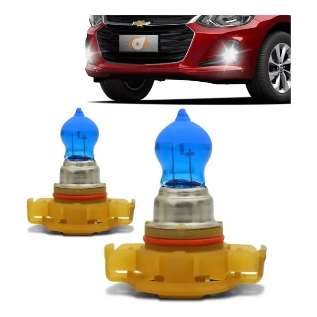 Kit Lampadas Milha Onix Hatch 2020 2021 2022 Super Brancas