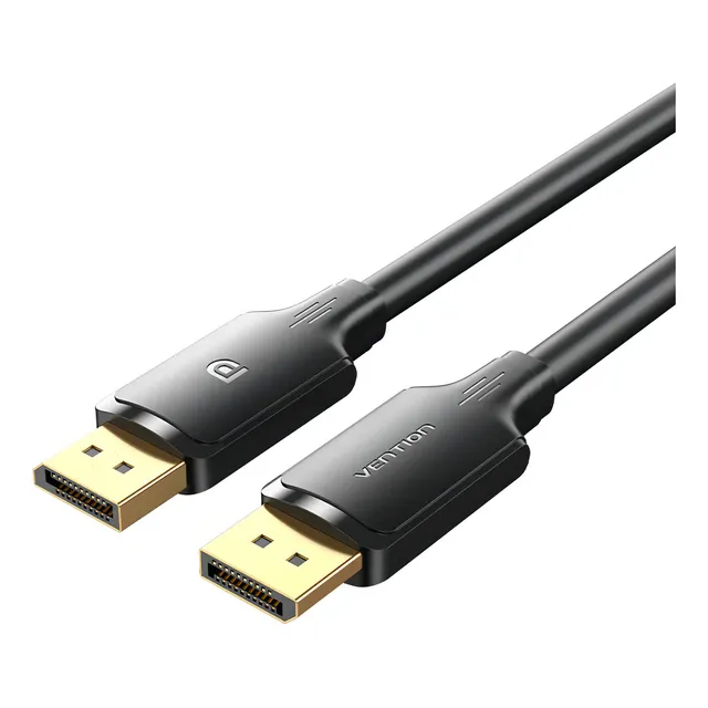 Cable Displayport Vention 1.2 4k/60hz 2K/144Hz 1080P/240Hz Largo 2 metros