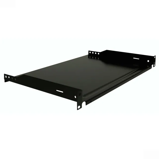 Charola Para Rack Hasta 15kg Fijación Lateral Ens-rtr1u Color Negro