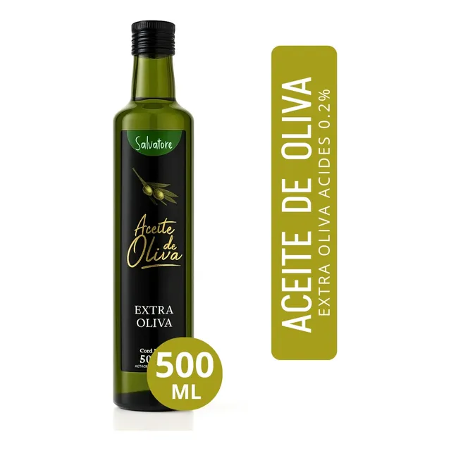 Aceite Oliva Extra Virgen Salvatore 500ml Botella