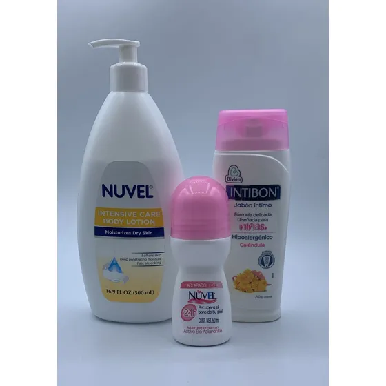Kit De Niña Crema Con Desodorante Y Jabón Intimo Delicado