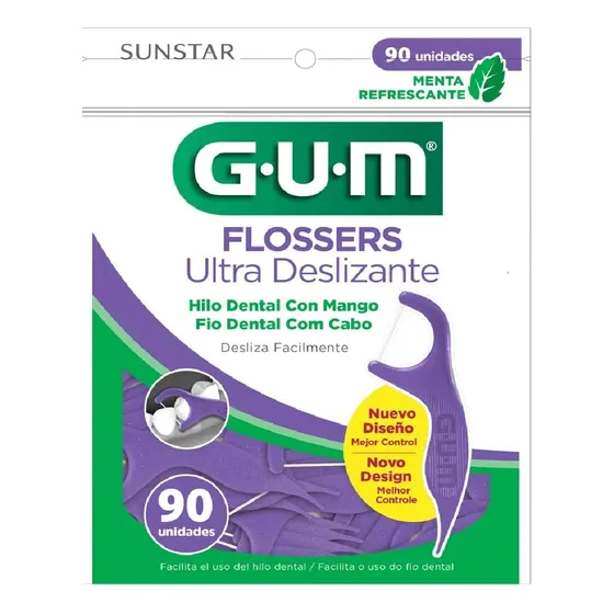 Seda Dental Flossers Ultra Deslizante Gum Menta X 90und
