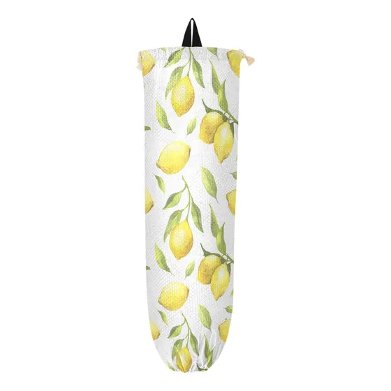 Diseño Patron Limon Amarillo Fruta Citrica Fresca Soporte