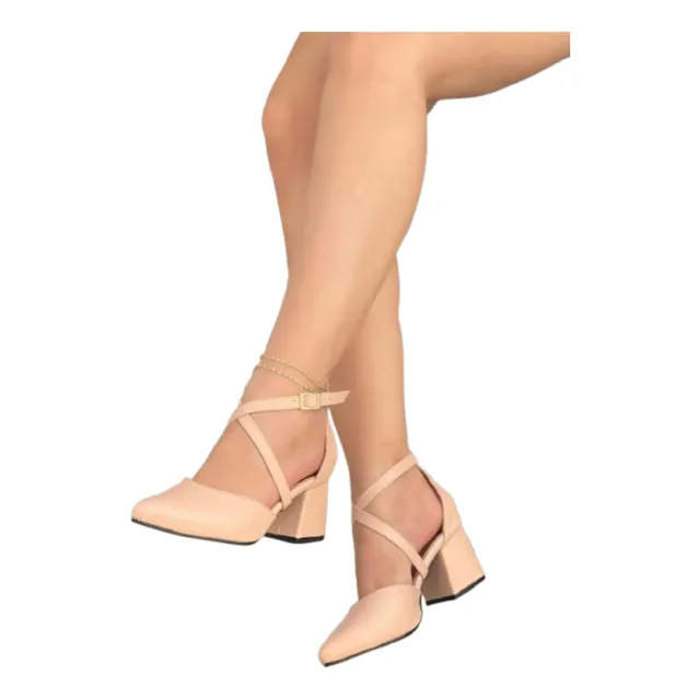 Zapatos De Punta Bajitos De Dama