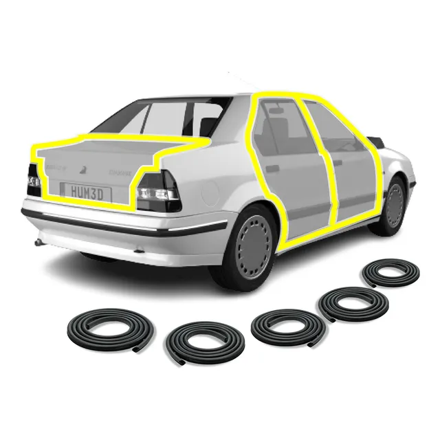 Kit Burletes De Puerta Y Baúl Renault 19 + Regalo
