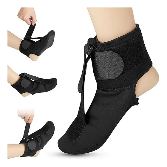 Calcetín De Noche Para Fascitis Plantar-ortesis Caída Pie