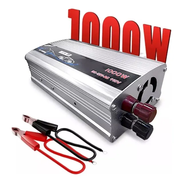 Inversor De Corriente Auto De 1000wats Dc 12v A Ac 110v