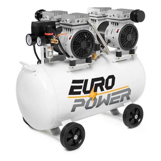 Compresor De Aire Libre De Aceite 50 Litros Marca Europower