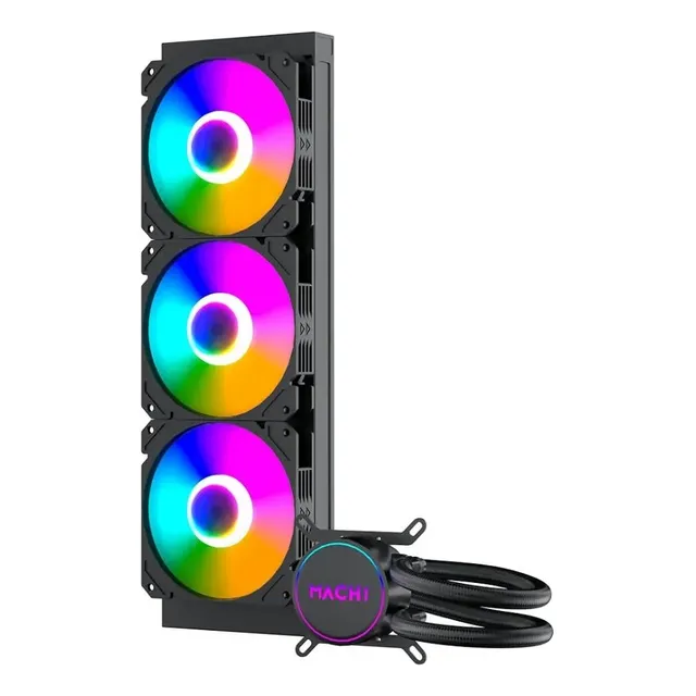 Water Cooler Mach1 Logic Gk360 Rgb 360mm Preto Preto