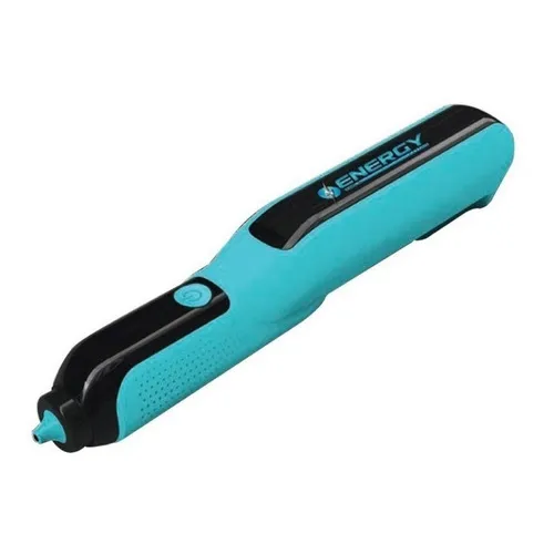 Pistola Para Silicona. Lápiz Adhesivo Recargable + 8 Barras Color Turquesa