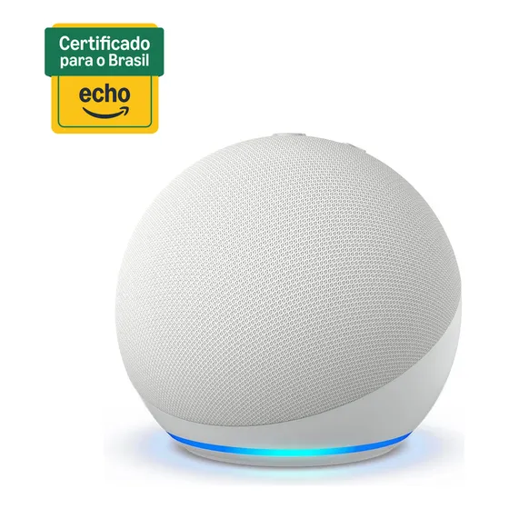Echo Dot 5ª Geração Assistente Virtual Alexa Branco 110V/240V Amazon