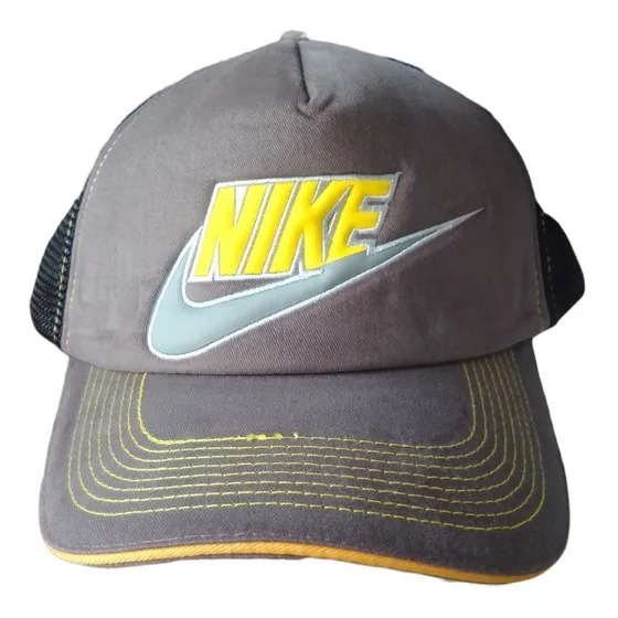 Gorras Nike Retro Ajustables Coleccion Gris Oscuro