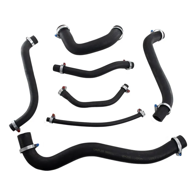  Kit 7 Mangueiras Gol Quadrado Motor Ap 1.6 1.8 + Abraçadeir