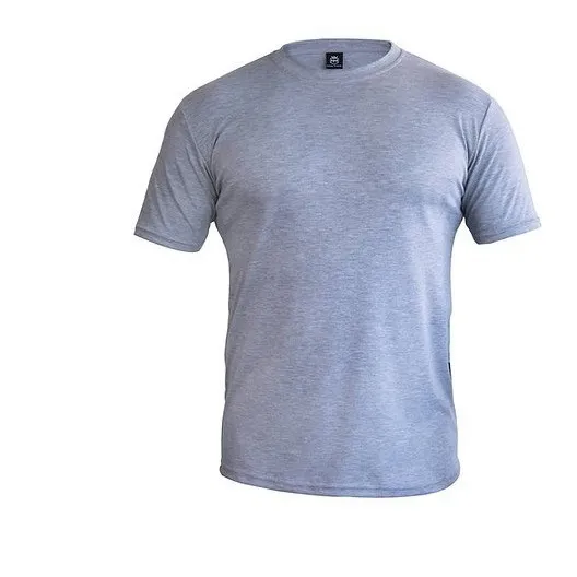 Polos Gris 100 % Algodon Pima Custom Fit Cuello Redondo