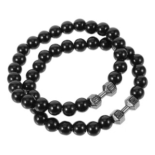 Yo Pulseras De Gimnasio Con Cuentas De 2 Piezas, Pulsera De Yo Pulseras De Gimnasio Con Cuentas De 2 Piezas, Pulsera De