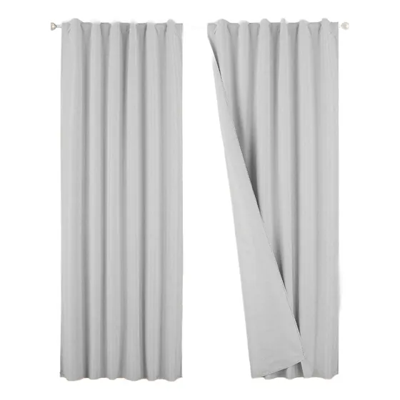 Cortina Blackout Corta Tapa 100% 140x150cm 2 Paños Barral