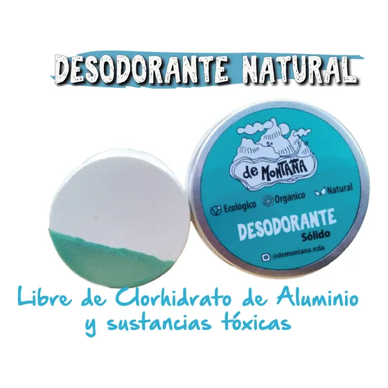 Desodorante Sólido Natural (con Latica) De Montaña