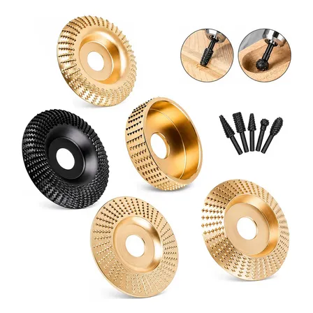 Kit 10 Disco De Desbaste Para Esculpir Madeiras Profissional Dourado
