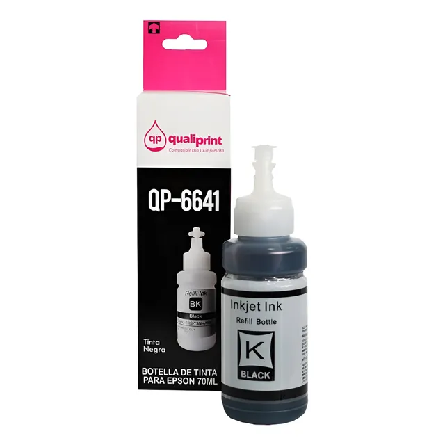 Tinta Para Impresora Epson Negra 664 70ml Genérica
