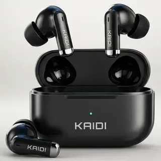 Fone Kaidi Bluetooth Sem Fio Tws Som Potente Preto