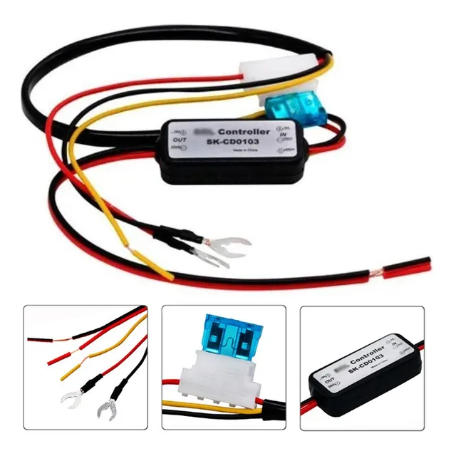 Controlador Para Auto Encendido Luz Led Diurnas 12-18v