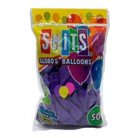 Globos Smits #12 C/50 Estandar Colores Smi1x1 Color Lavanda