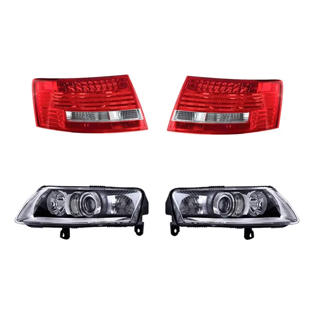 Kit Faros P/foco Xenón Y Calaveras Depo A6 Audi 2005 - 2008