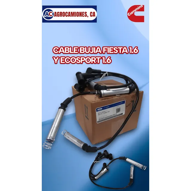 Cable Bujía Ford Fiesta 1.6 Y Ecosport 1.6