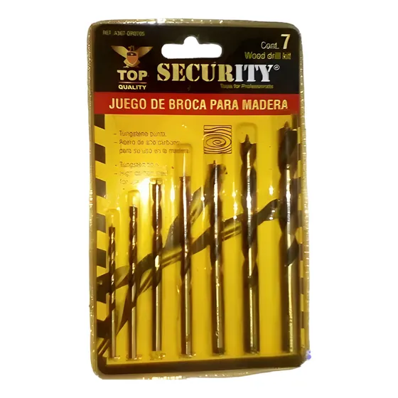 Juego De Broca Para Madera 7 Pcs Mayor Y Detal Oferta