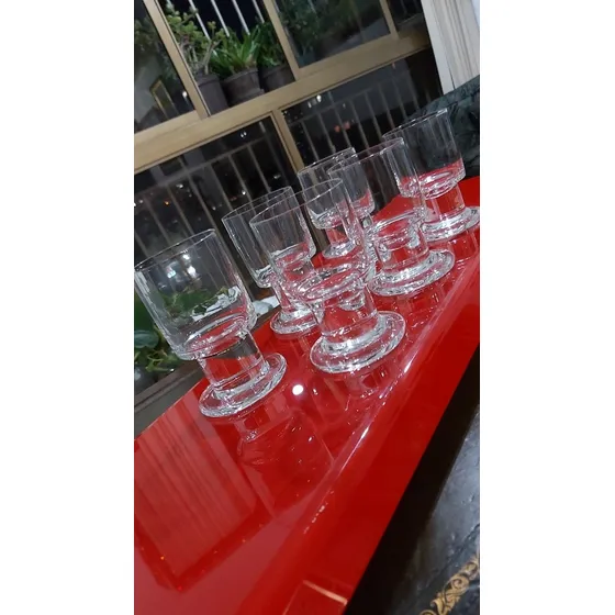 Copas Icet Arte M. Sello Autenticid. Fino Cristal Juego De 6